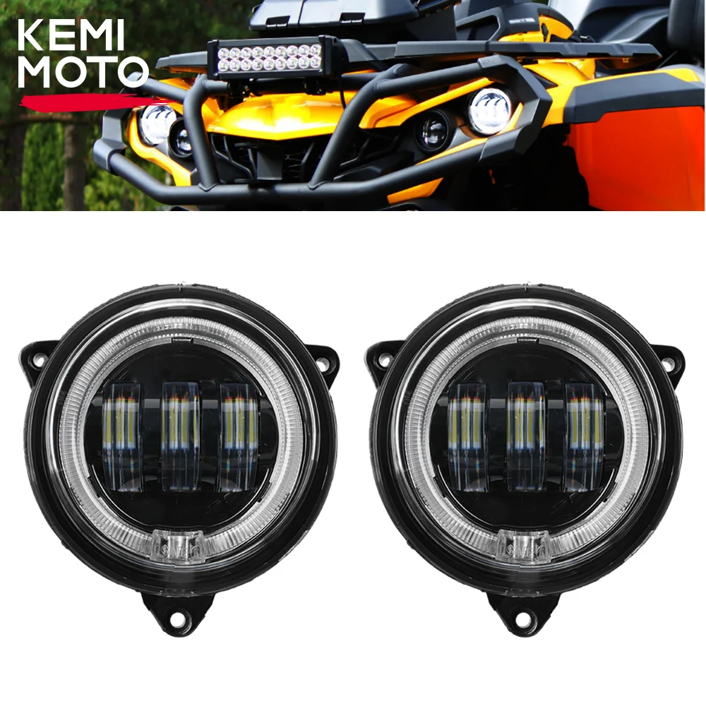 for nissan qashqai j10 j11 2007 2020 2pcs led turn signal light accessories 2010 2011 2012 2013 2014 2015 2016 2017 2018 2019 2PCS ATV DRL Headlight for Can-Am Outlander 500 650 800 850 1000 XMR STD XT XT-P 2012-2021 2022 #710006177 LED 12V Headlights