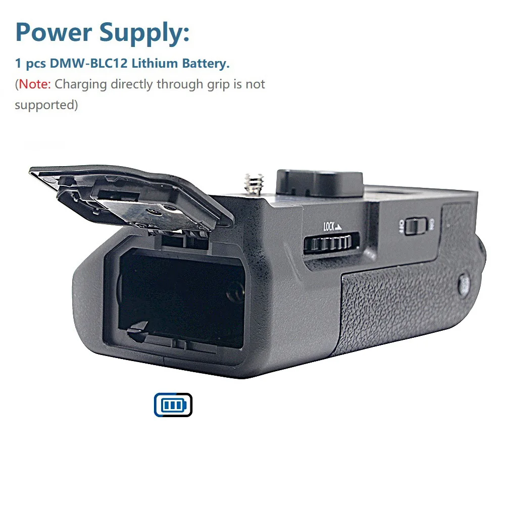 Mcoplus BG-G80 /G85 Vertical Battery Grip DMW-BGG1 for Panasonic Lumix G80 G85 Camera DMC-G80 DMC-G85 as DMW-BLC12