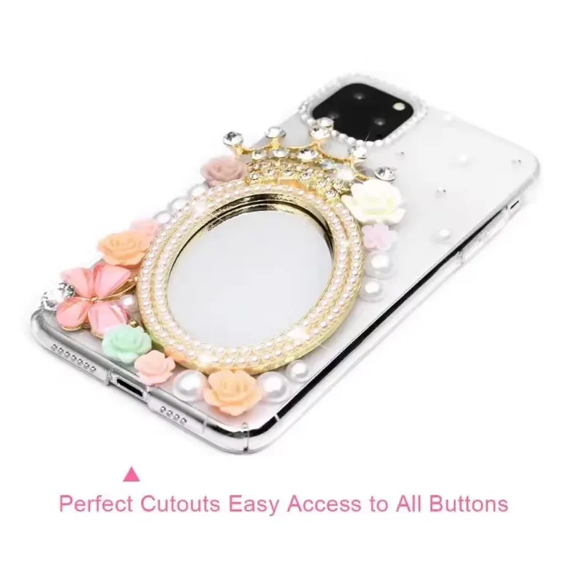 

Diamond-Studded Phone Case with Anti-Scratch Protection for Xiaomi, Redmi 9A, 9C, Note 8, 9Pro, Note10S, Note11, 12Pro Power Coq