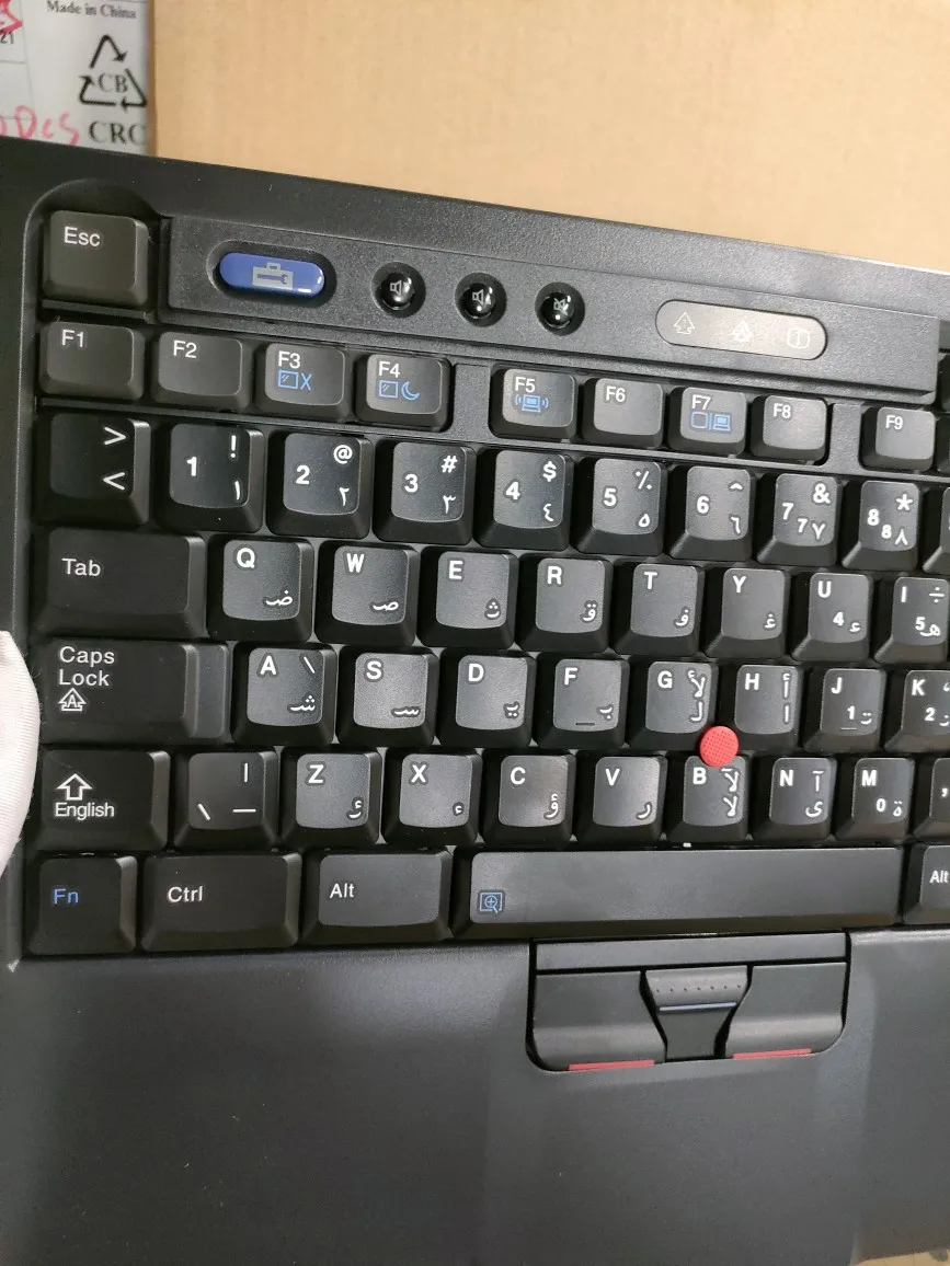 Lenovo-thinkpad Sk8845cr Teclado Servidor Usb Teclado Externo Red Dot Teclado Bilíngue Árabe e Inglês - Imagem 2