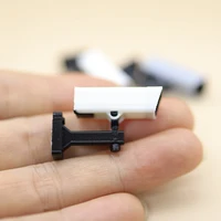 Caméra de Surveillance Miniature à l'échelle 1/12 pour décoration de maison de poupée, accessoire de Micro scène de poupées à la maison 4