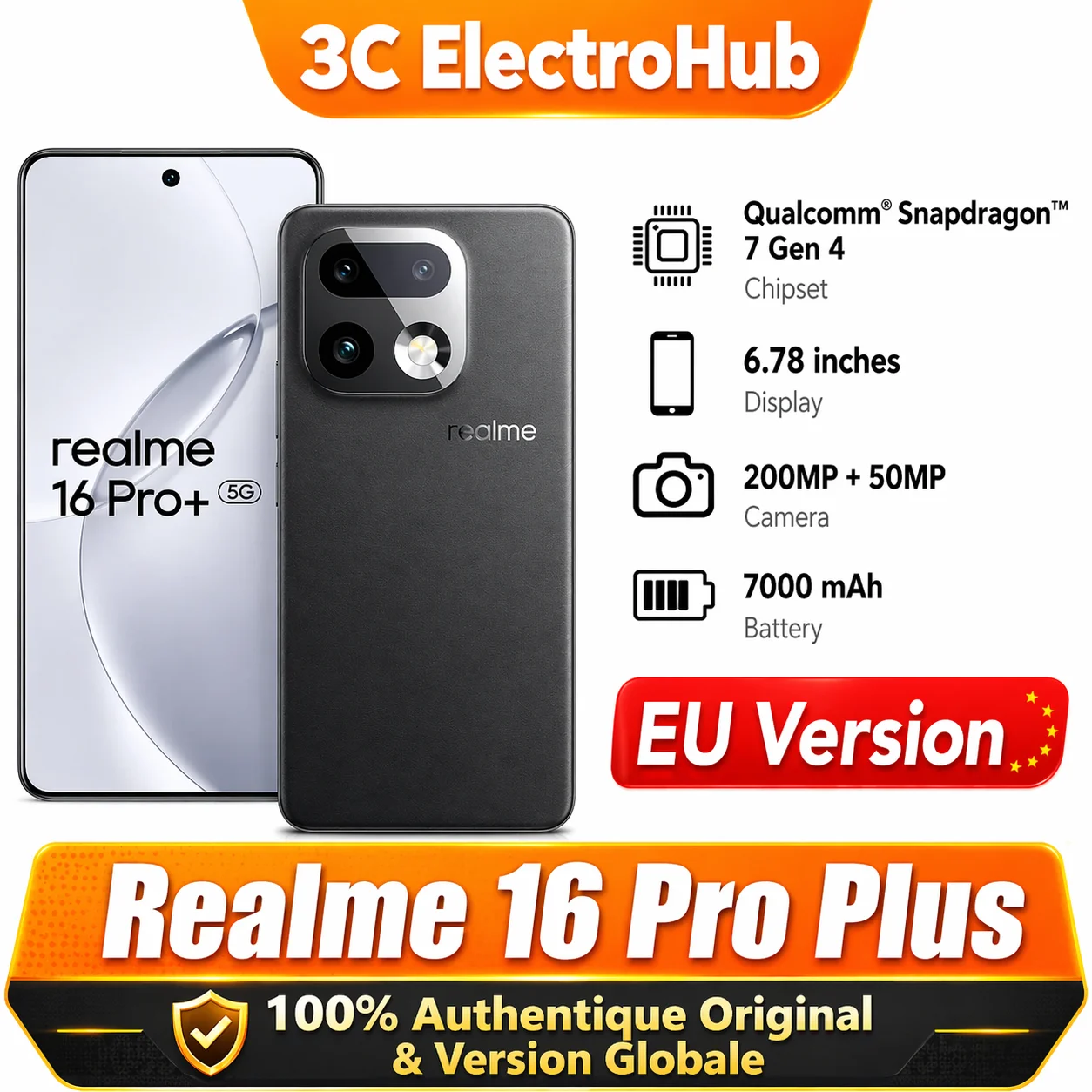 Smartfon realme 16 Pro Plus z EU za $497.08 / ~1839zł