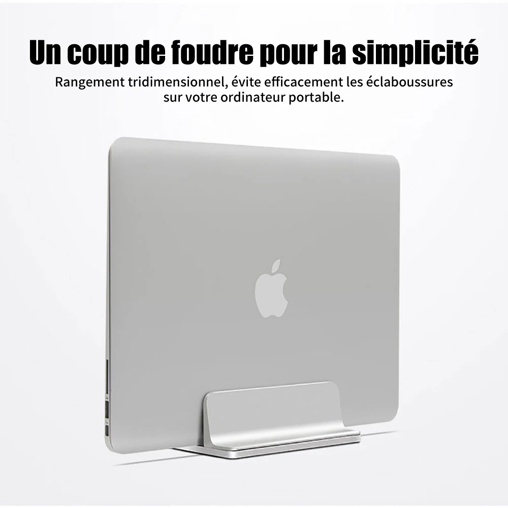 HumanCentric Support Vertical pour Ordinateur Portable MacBook, Compatible  avec MacBook Pro, MacBook Air, Support pour Ordinateur Portable Apple,  Support Vertical en Aluminium, Gris sidéral : : Informatique