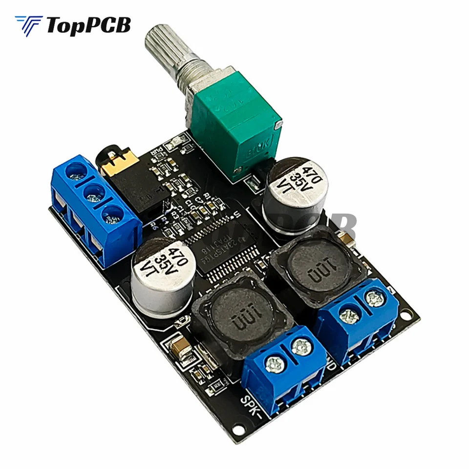 Oumij XR-M311 Carte D'amplificateur Audio Numérique TPA3118 60 W Mono 2-6 Ohms