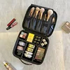 New PU Leather Travel Large Capacity Beauty Makeup Case Leopard Waterproof Cosmetic Bag 4