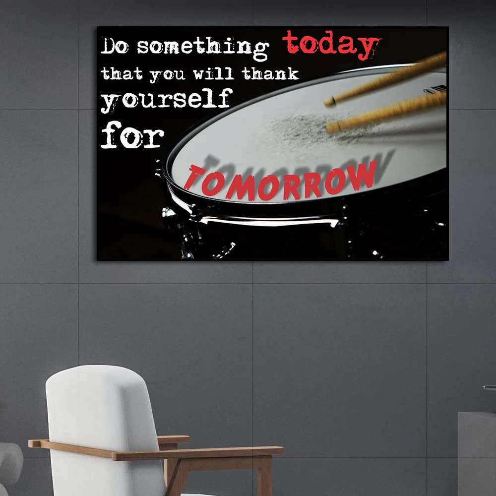 

Do Something Today Poster Motivational Wall Art Canvas Painting Print Modern Inspiring Pictures Home Office Room Decor Cuadros
