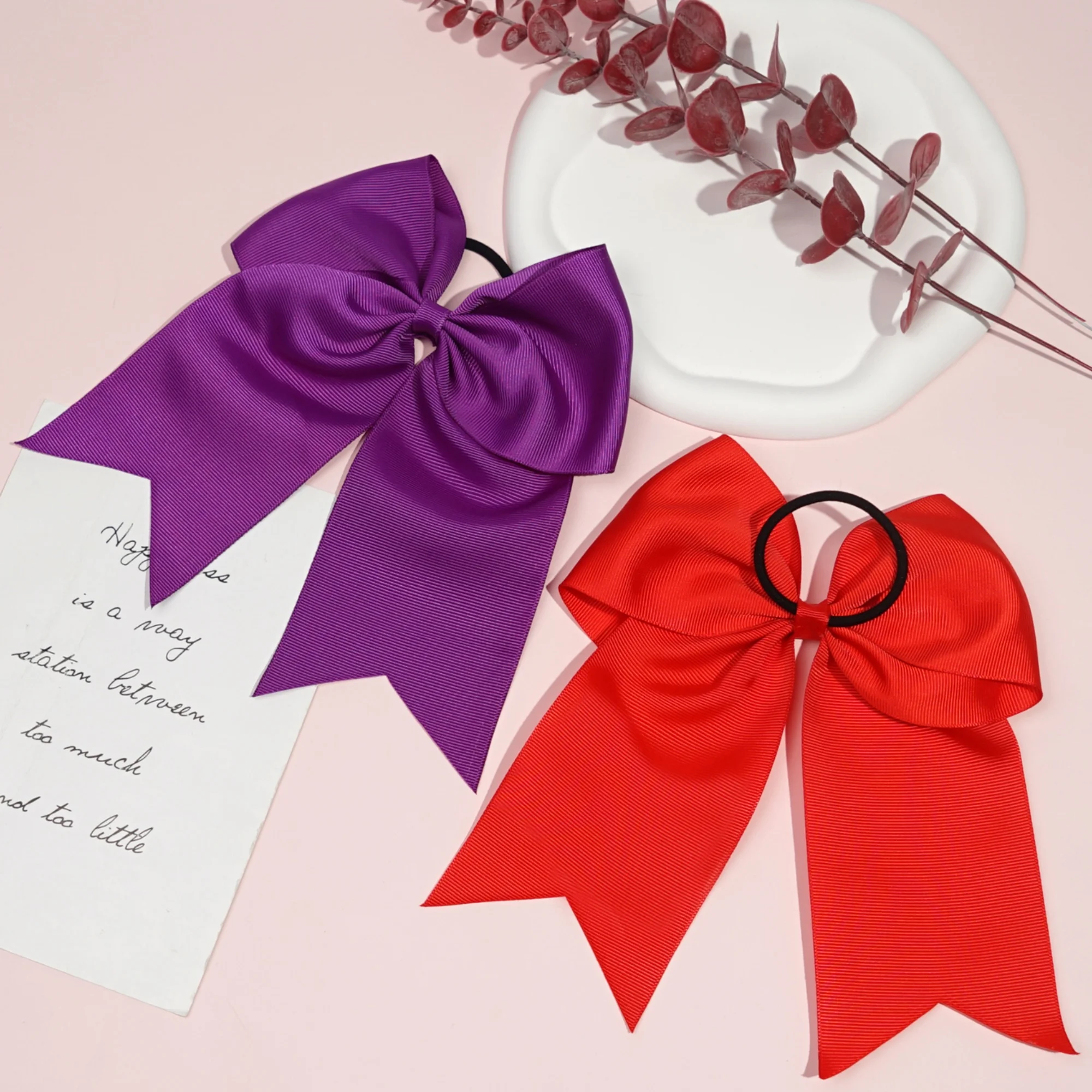 Cheer Hair Accessories - Fußball Haargummis & Bänder Für Mädchen & Frauen, 2 Stück
