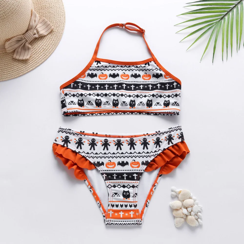 

Купальник детский в стиле ретро, на Возраст 3-10 лет