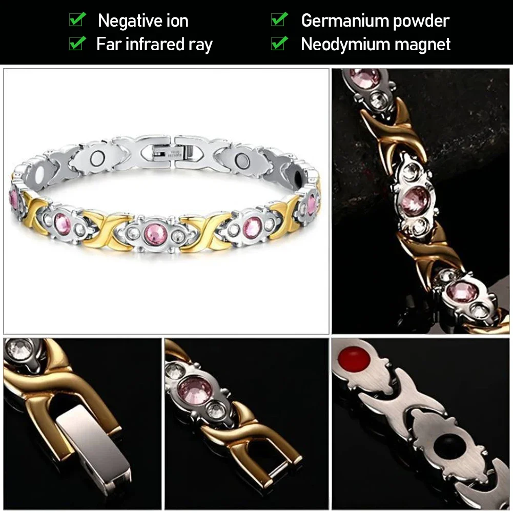 Weight Loss Energy Magnets Jewelry Slimming Bangle Bracelets Twisted Magnetic Therapy Bracelet Healthcare 6 Colors