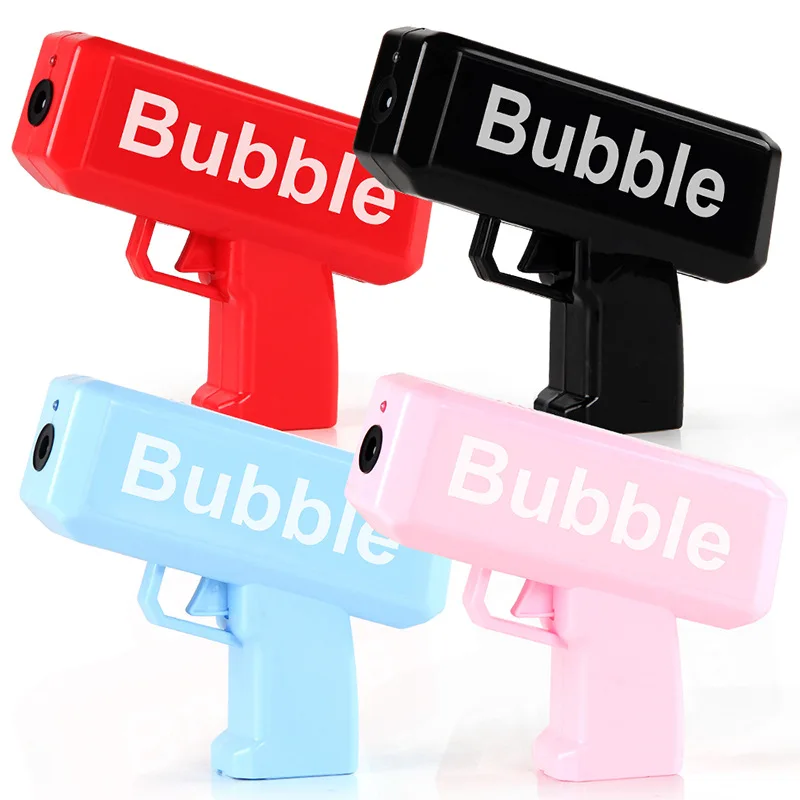 Electric Bubble gun with sound and light for party game wedding props bubble toys family game for Birthday gift outdoor for kids 3