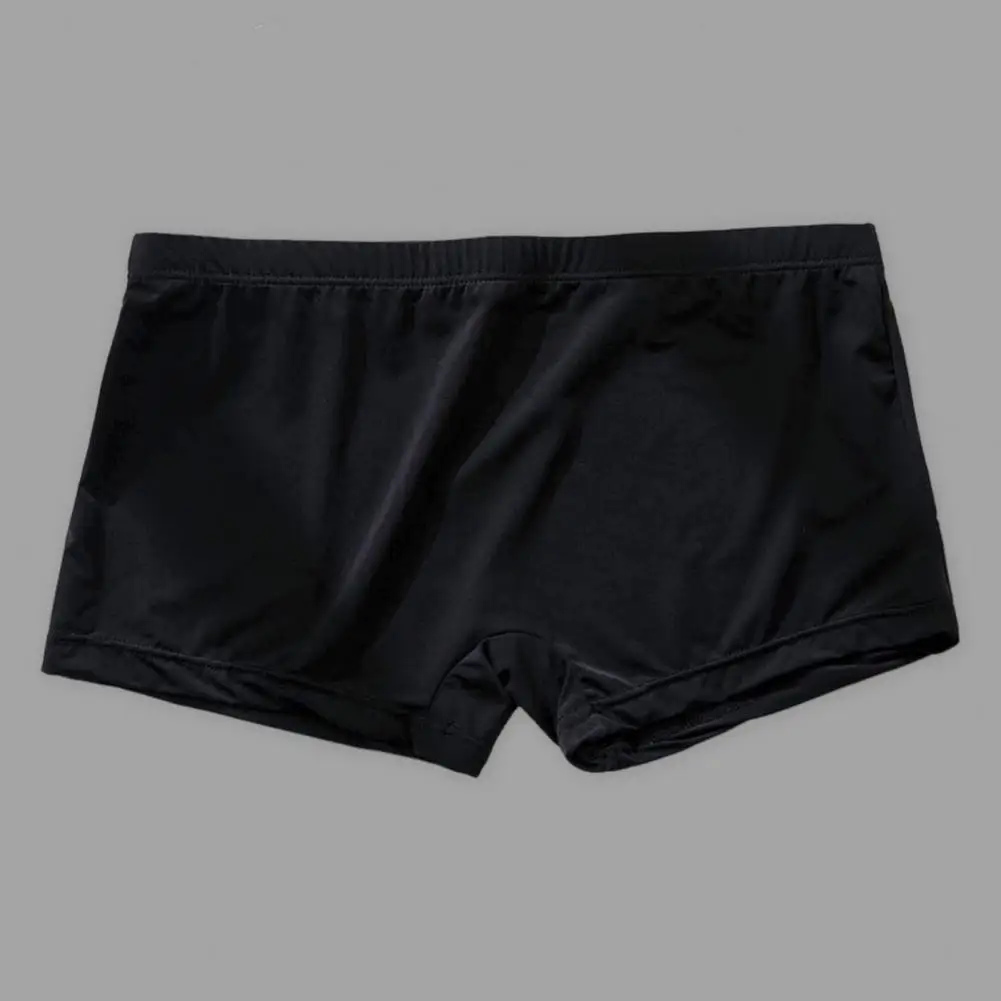 

Гладкие шорты с заниженной талией, нижнее белье, мужские брифы, эластичный пояс с низкой посадкой, ультратонкие трусы для мужчин