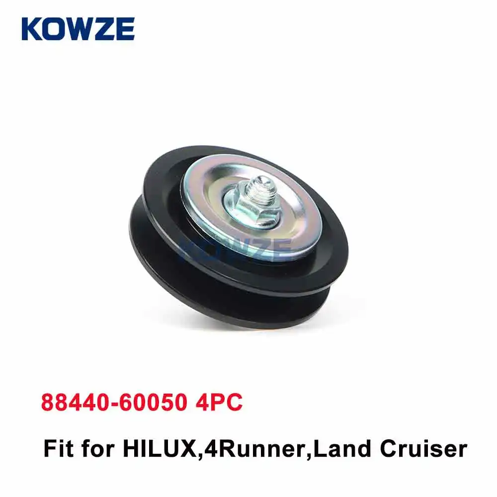 

4PC Timing Idle Pulley Assy fit for Toyota Hilux KZN205 1988-2004 Land Cruiser Prado KDJ120 4Runner 88440-60050