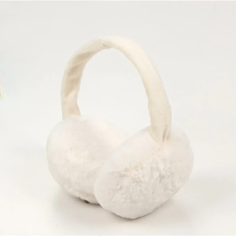 Warm Earmuffs Soft Plush Ear Warm Winter Folded Earmuffs for Women Men Fashion Solid Earflap Outdoor Cold Protection Antifreeze Ear Cover