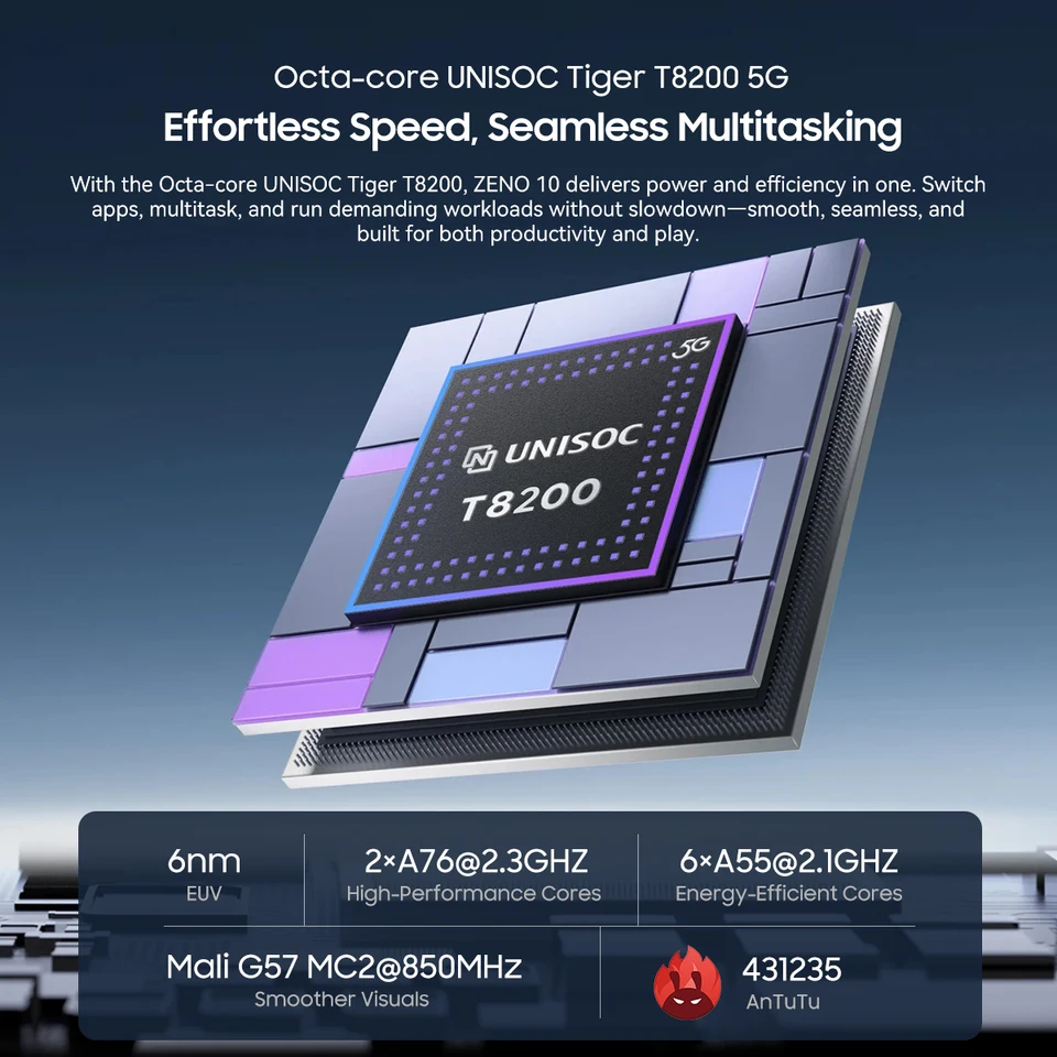 Blackview Zeno 10 5G AIタブレット 11インチFHD+ 90Hzディスプレイ