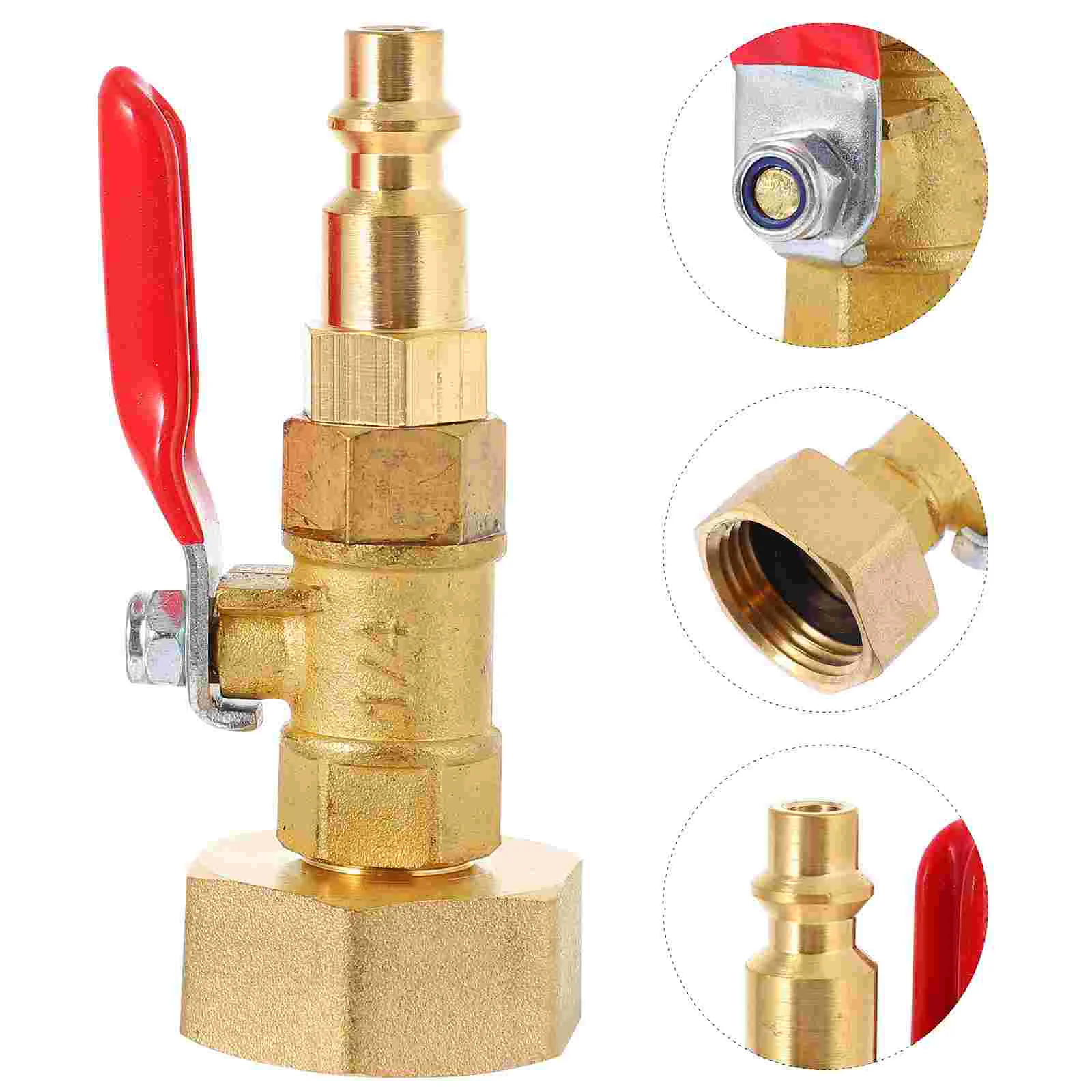 

Brass Winterize Blowout Coupling Adapter Sprinkler Systems Connecting Plug