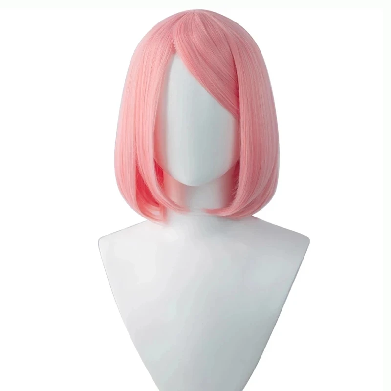 Anime Cosplay Short Wig Woman Man with Bangs, Straight Hair KINOMOTO SAKURA Wig Heat Resistant Synthetic Fiber for Ha