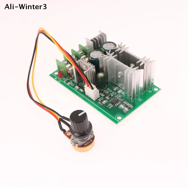 【WR】1 세트 PWM 모터 속도 컨트롤러 20A 전류 조절기 DC10-60V DC 모터 속도 조절기 24V 36V 48V 고전력 드라이브 모듈