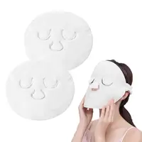 Cotton Hot Compress Towel Wet Compress Steamed Face Towel Skin Care Mask Opens Skin Pore Clean Hot Compress Moisturizing 2