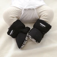 Newborn Infant Baby Girls Boys Warm Fleece Winter Booties First Walkers Slippers Shoes 3