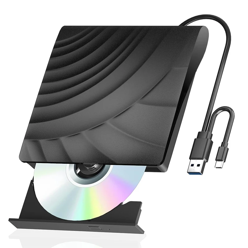 נגן בלוריי חיצוני USB3.0 3D Bluray למחשב נייד CD DVD-ROM כונן דיסק BD קורא כותב לחלון 11 10 Mac OS
