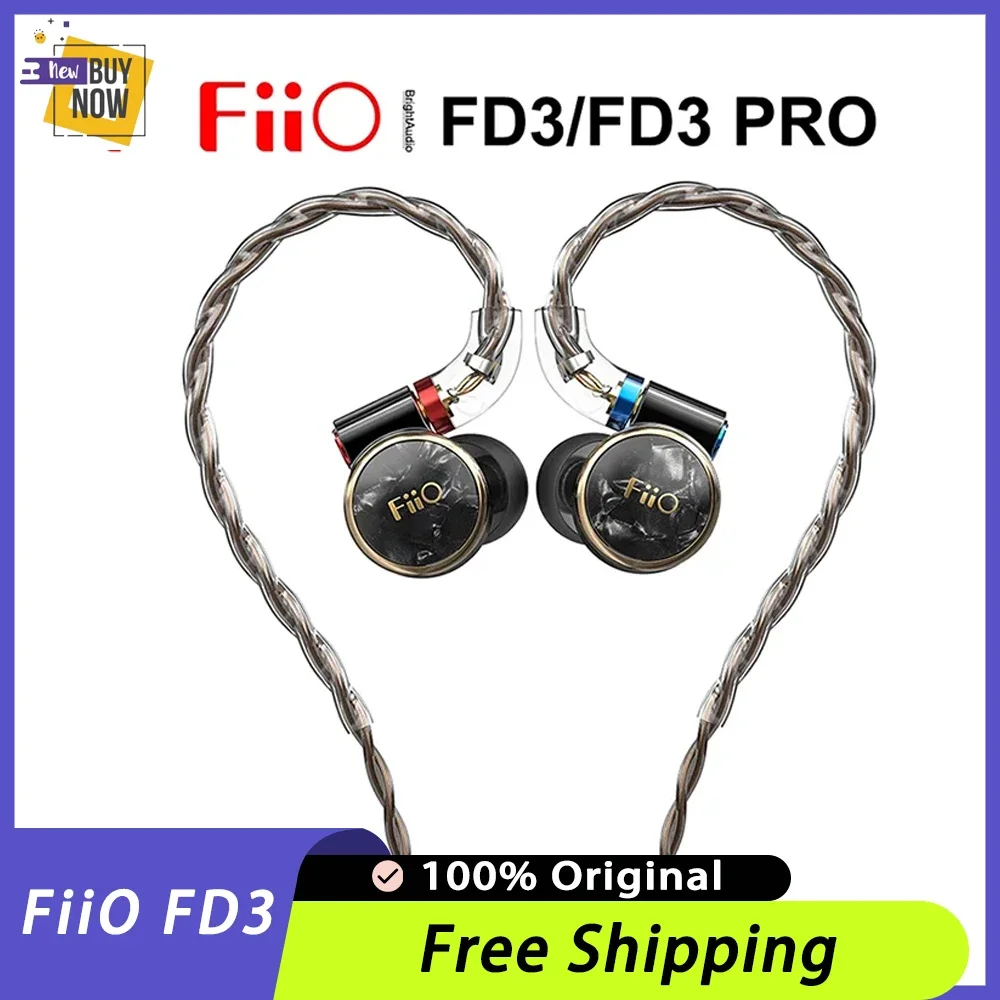 FiiO FD3 Pro 有線インイヤーイヤホン 1DD ダイナミック高解像度