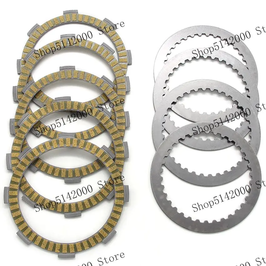 

Motorcycle Clutch Friction Disc Plates Set For Kawasaki KLT160 KLF185 Bayou 185 KLT185 AR125 AR125S KMX125 KMX200 OEM:13088-1016