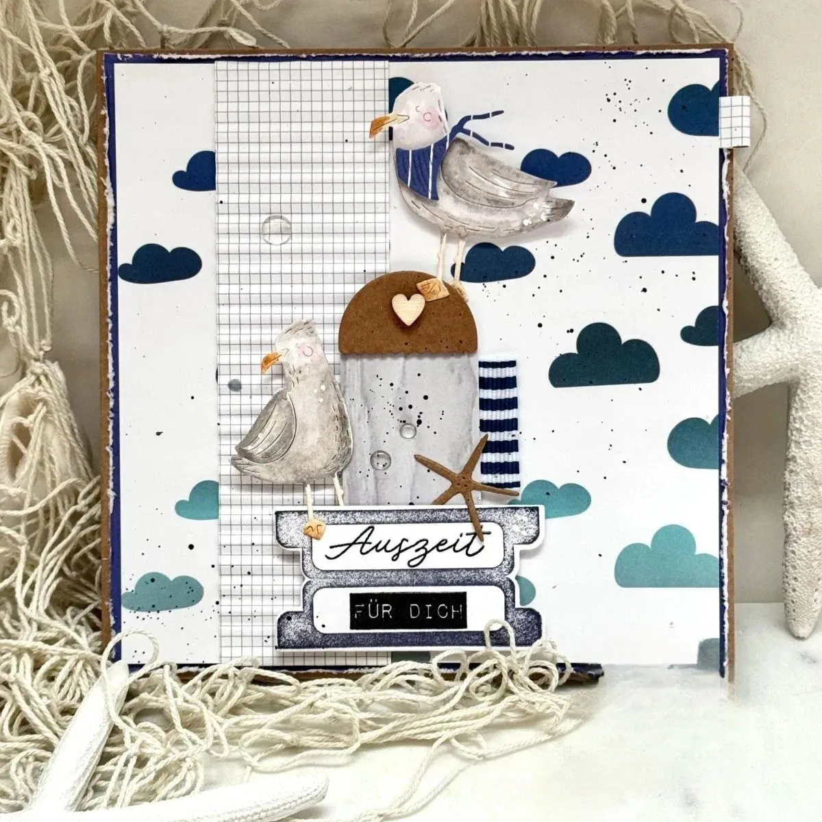 Mmao Craft Metall-Stanzformen, Stanzformen mit Möwenmotiv, Dekoration für Scrapbook, Papierhandwerk, Messerform, Klingenschablonen, Stanzformen – Detail 8