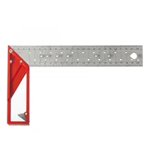 

25cm Multifunction Stainless Steel Metal Square Angle Marking Right Ruler For Joiner Carpenter tools