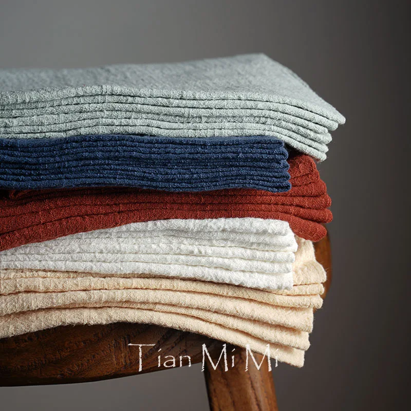 Cotton Napkins 6pcs Vintage Rustic Cotton Gauze Napkins for Wedding Party