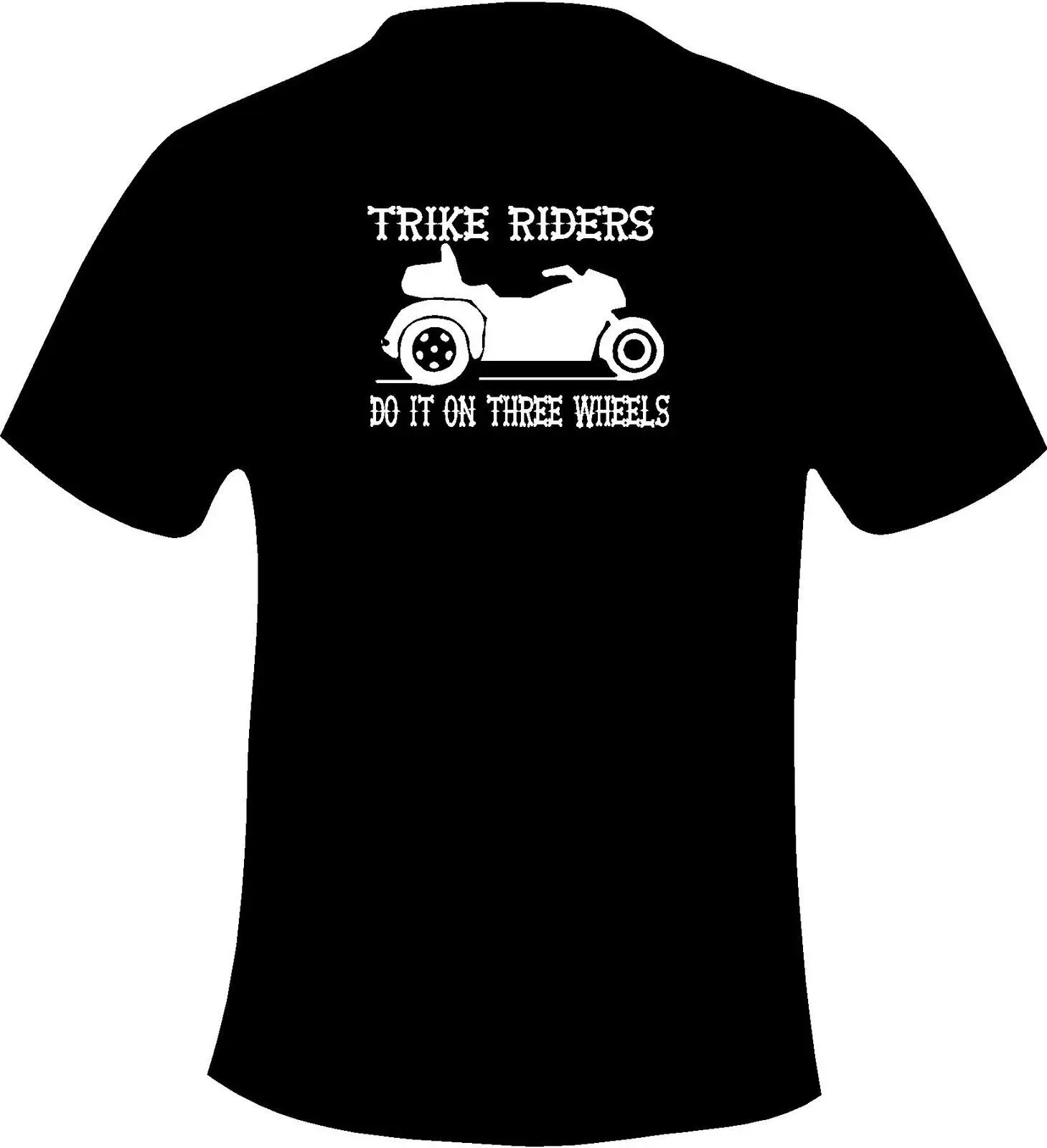 Trike Riders Do It On 3 Ruote Biker Moto Stampata T Shirt In 6 Taglie