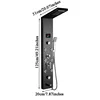 LED Rainfall Waterfall Shower Head Rain Massage System with Body Jets Stainless Steel 304 Bathroom Shower Panel  Tower System 3