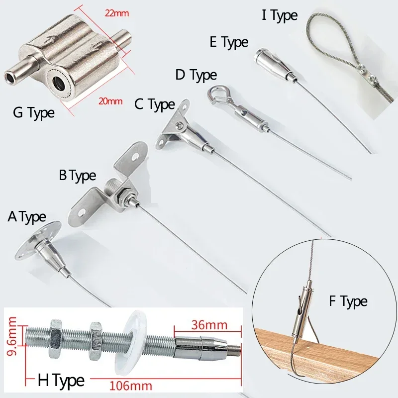 Ceiling-Hanger-Steel-Wire-Rope-Lock-Billboard-Installation-Connecting ...