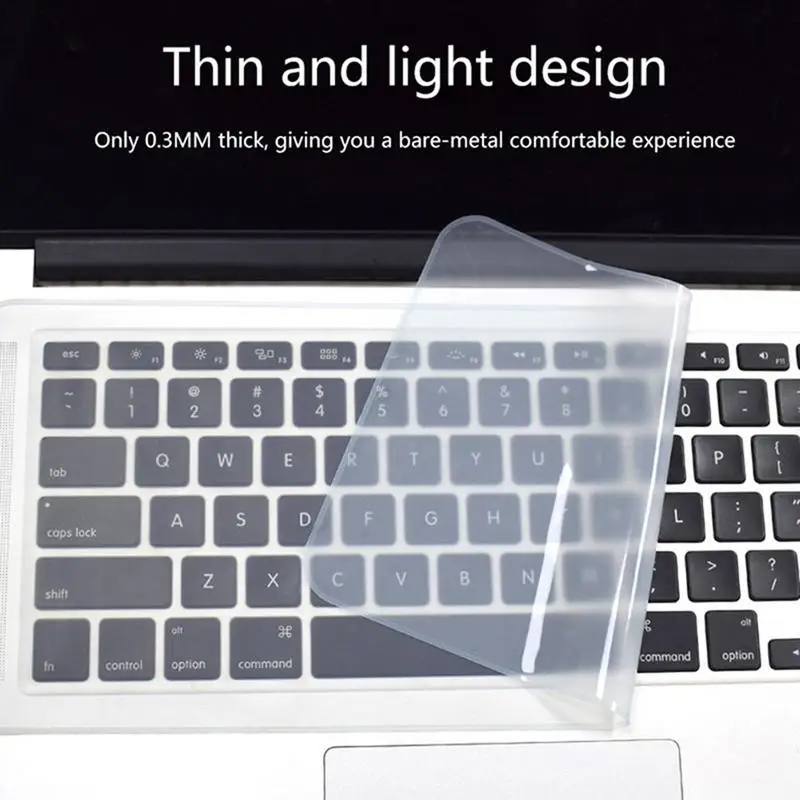 Keyboard Cover Silicone Dust Covers For 12-14inch Laptop Keyboard Waterproof For Daily Use Ultra-Thin Design Fits A Keypad With