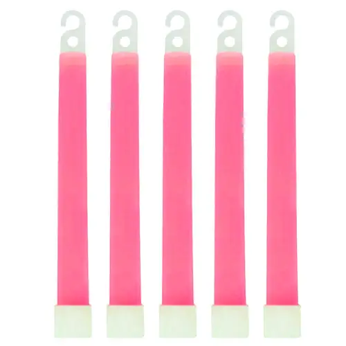 5pcs 6 Inch Camping Glow Sticks Waterproof Non-toxic Hiking Camping Equipment Outdoor Emergency Glow Sticks with Hook - Image 7