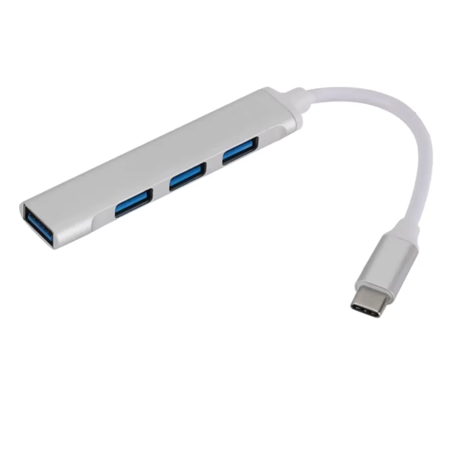 Enhanced USB C Hub 3.0 Multi-Port Adapter with 4 USB Ports