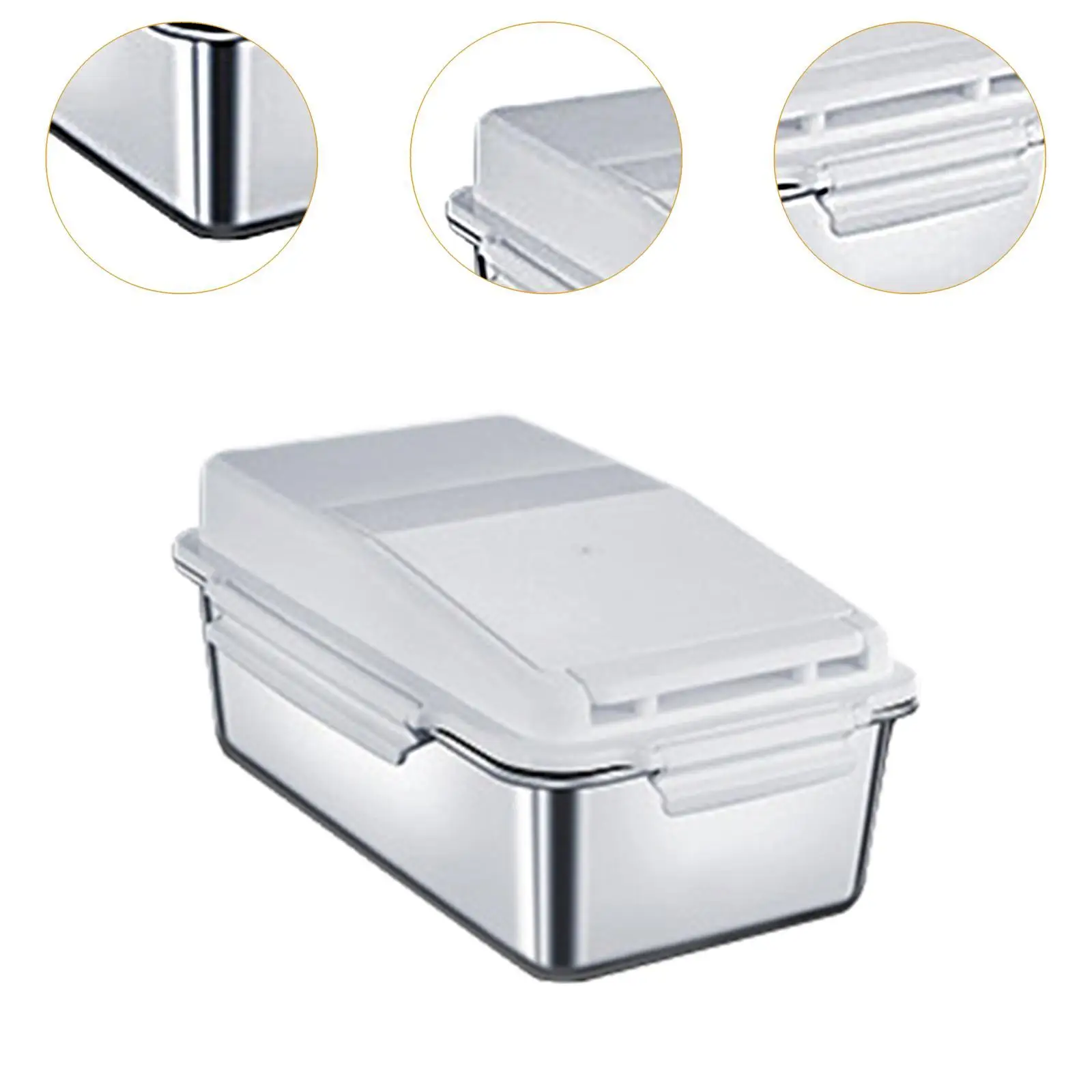 Pet Food Container Grain Storage Bin Large Capacity Airtight Cereal Dispenser Bucket Kitchen Organizer Pet Food Storage Box Pet Food Container Grain Storage Bin Large Capacity Airtight Cereal Dispenser Bucket Kitchen Organizer Pet Food Storage Box