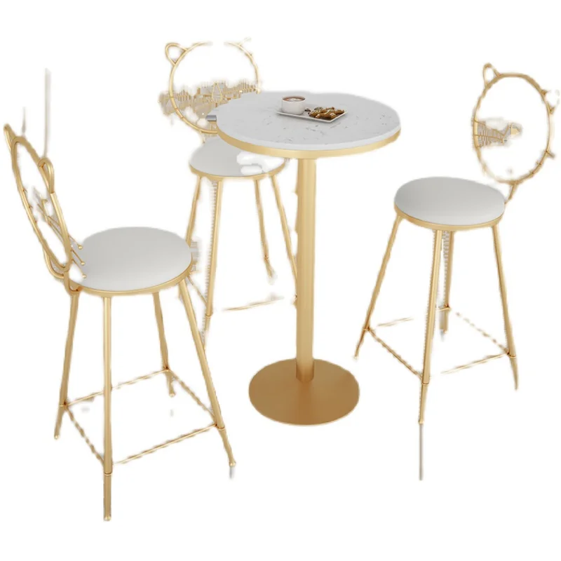 Cheap Modern Luxury Hot Coffee Shop Furniture Pink Velvet Fabric Cushion Chair With Golden Legs Chairs And Table Set For Cafe