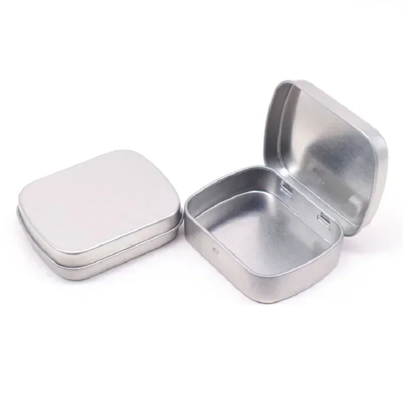 Wanmu 2 stuks metalen rechthoekige scharnierende blikken, matzwarte mini draagbare dooscontainers, metalen blikken doos met deksels, draagbare kleine items organizer, home organizer kit voor thuis Wanmu 2 stuks metalen rechthoekige scharnierende blikken, matzwarte mini draagbare dooscontainers, metalen blikken doos met deksels, draagbare kleine items organizer, home organizer kit voor thuis