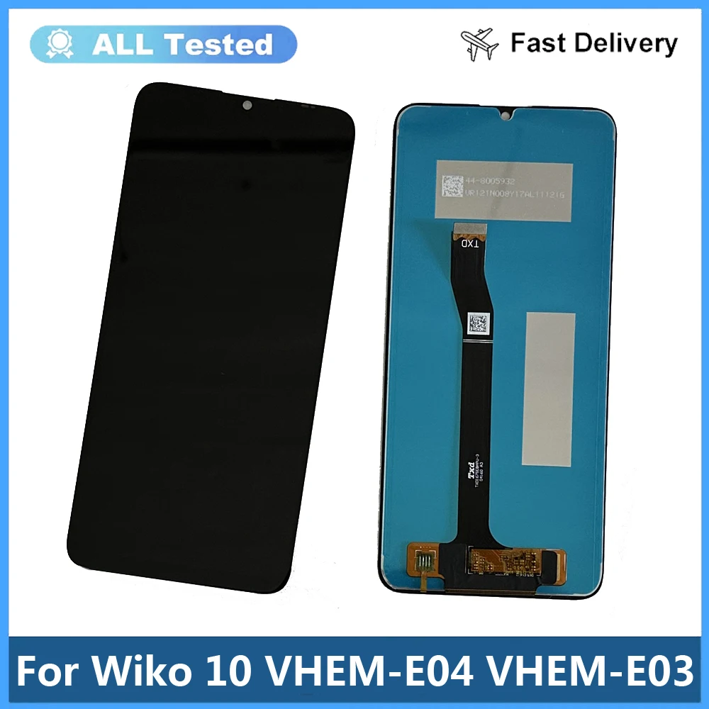 

6.75" Black For Wiko 10 VHEM-E04 VHEM-E03 LCD Display With Touch Screen Digitizer Sensor Panel Assembly Repair Parts