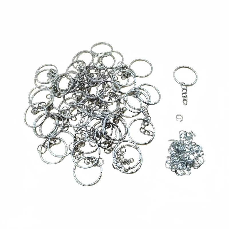 25mm*50pcs Flat Ring, Metal Circular Buckle, round Ring,