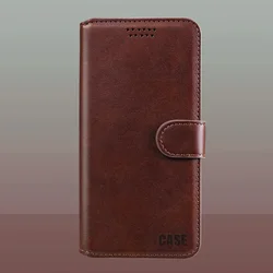 Elegant Leather Flip Book Case with Card Slots for HONOR 90 Pro (Style 2 - Brown)
