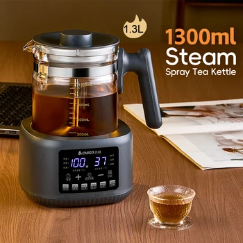 1300ml Steam Spray Tea Kettle Baby Constant Temperature Milk Regulator Multi Electric Kettle 72h Thermostatic Kettle AU Plug 1