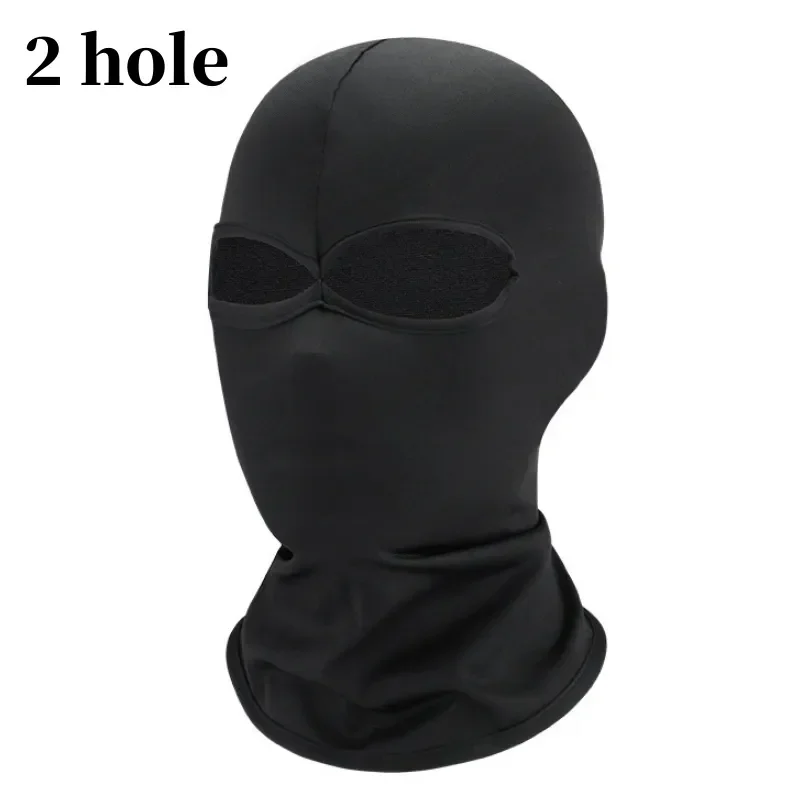 Enhanced Black Full Face Tactical Balaclava with UV Protection