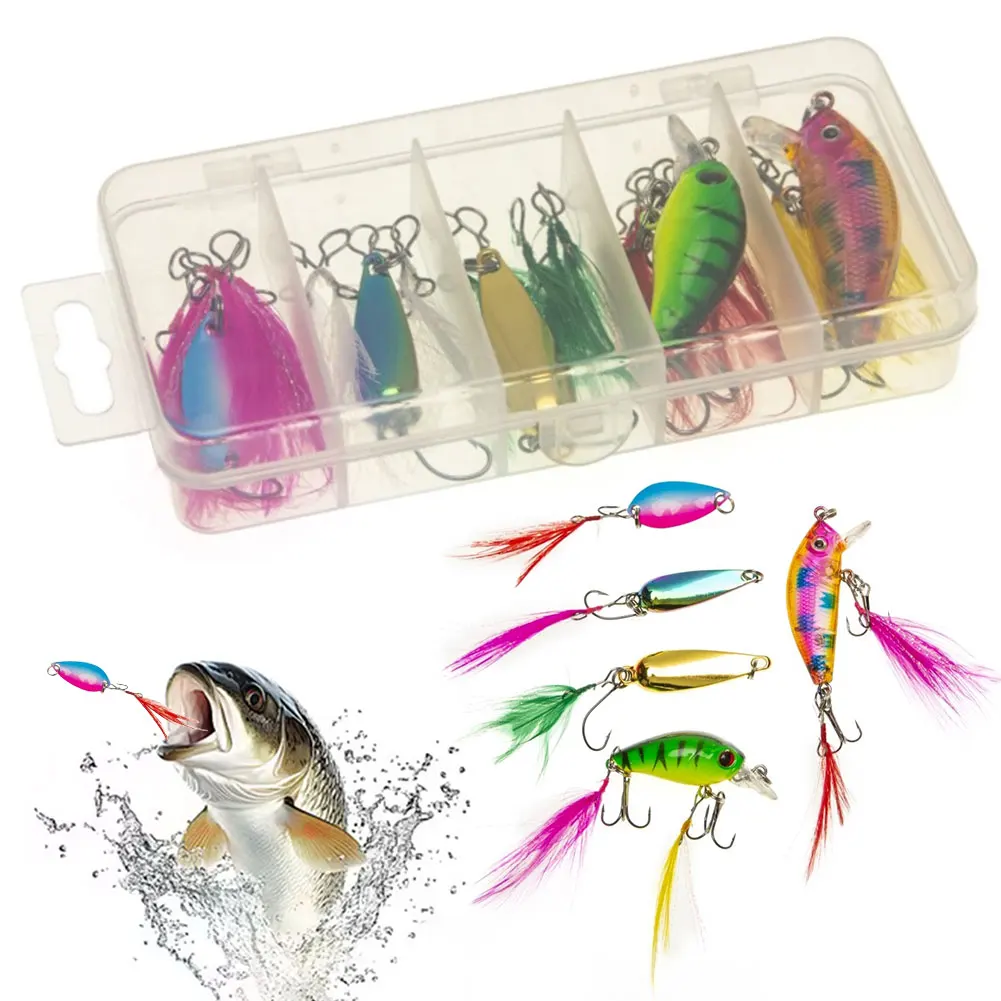 20Pcs Simulation Sequin Bait Multifunction Removable Feather Fishing 20pcs-simulation-sequin-bait-multifunction-removable-feather-fishing