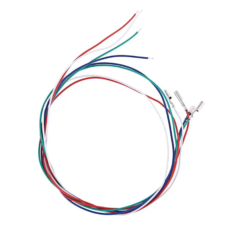 3/4PCS Universal Cartridge Phono Cable Leads Header Wires for Turntable Phono Headshell Replacement Durable Accessories phono cable
