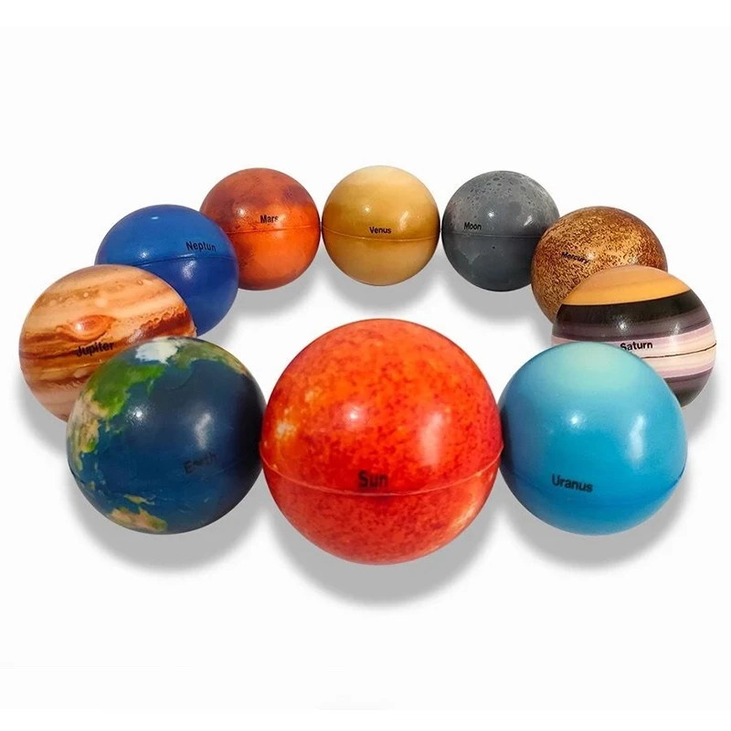 Foam Earth Stress Balls for Kids Educational Toy