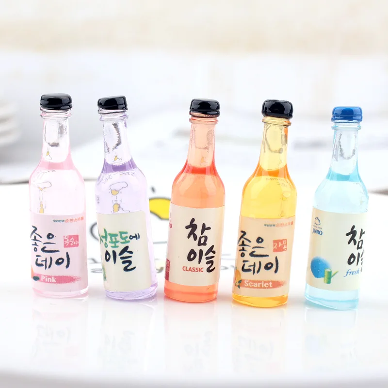 FLA 8PCS Slime Charms Mini Mineral Water Milk Slime Filler For Kids Plasticine DIY Slime Accessories For Phone Case Decoration 5
