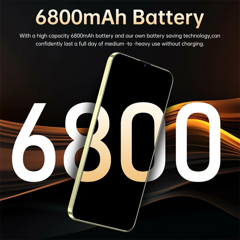 New 2026 HOT C51 Original Intelligent Standby Global Version 6800mAh Battery 5G Dual Card Dual