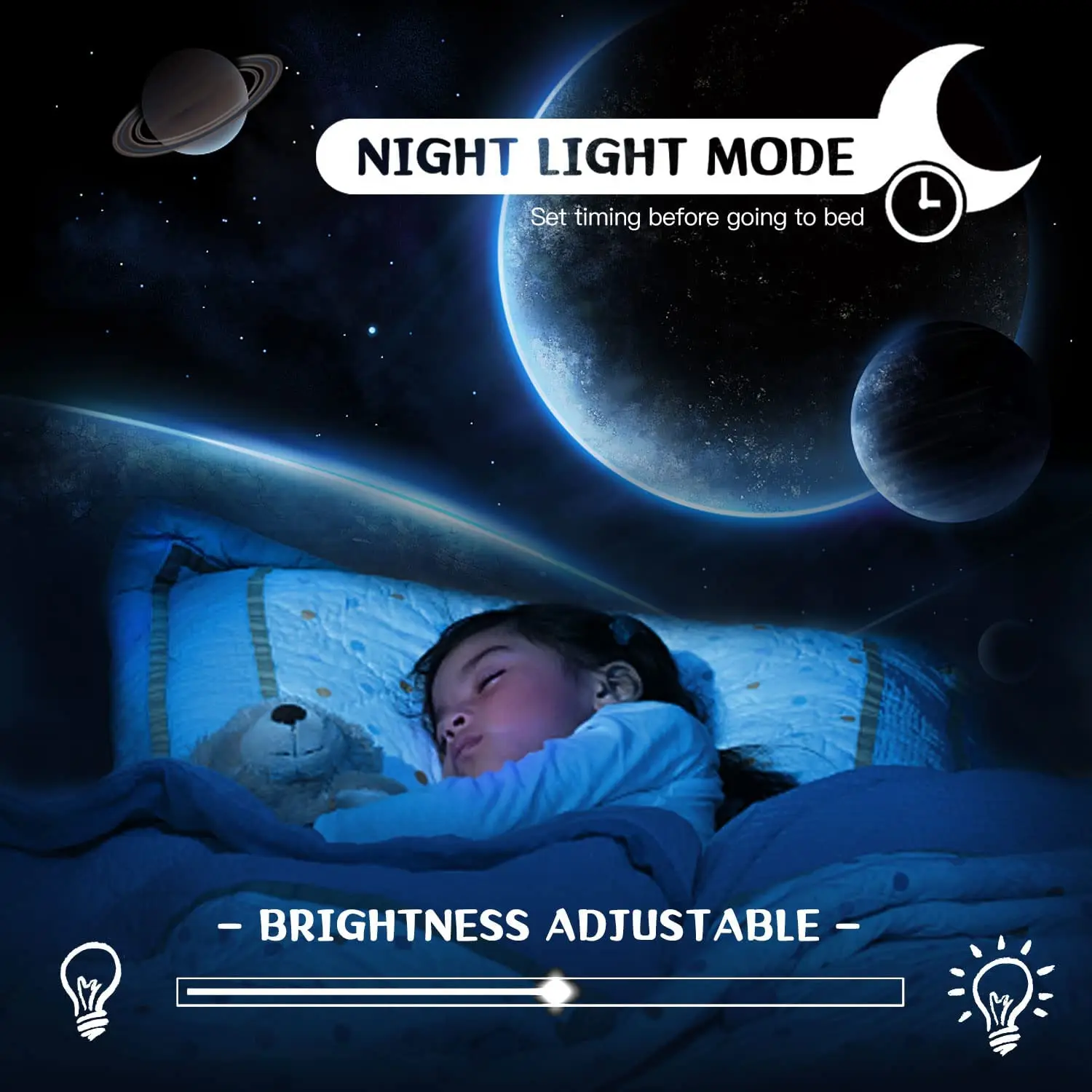 night lights for adults Planetarium Galaxy Night Light Projector 360° Adjustable Star Sky Night Lamp For Bedroom Home Kids Birthday Gift dinosaur night light