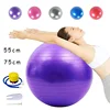 Exercise Yoga Ball Yoga Balance Stability Swiss Ball Support Up to 200 lbs Suitable for office home work gym 1